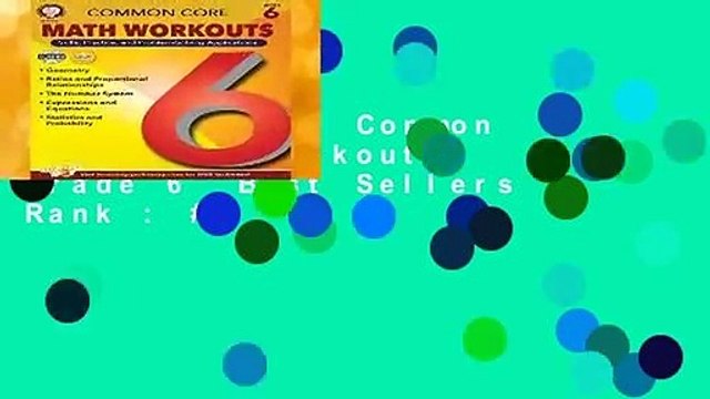 Full E-book Common Core Math Workouts, Grade 6 Best Sellers Rank : #1