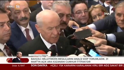 Bahçeli soruları cevaplıyor