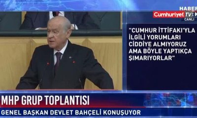 Bahçeli'den akıllara zarar oy oranı hesabı