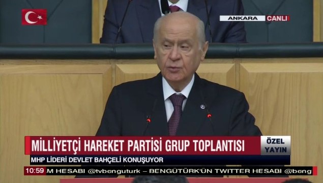 Devlet Bahçeli / MHP Grup Toplantısı / 8 Mayıs 2019