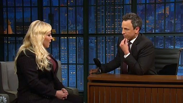 Watch Seth Meyer's And Meghan McCain's Awkward Exchange On Ilhan Omar