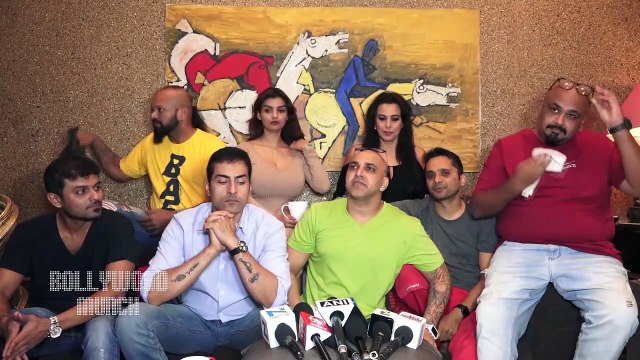 Pooja Bedi Hosts Press Conference In Favour Of Karan Oberoi With Band Of Boys Team