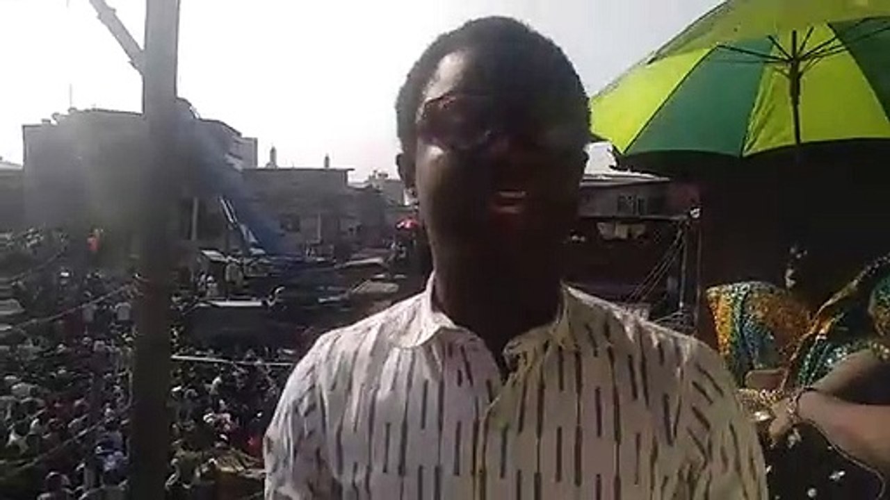 #VanguardLive reporting from the scene of the collapsed building in Ita Faaji...