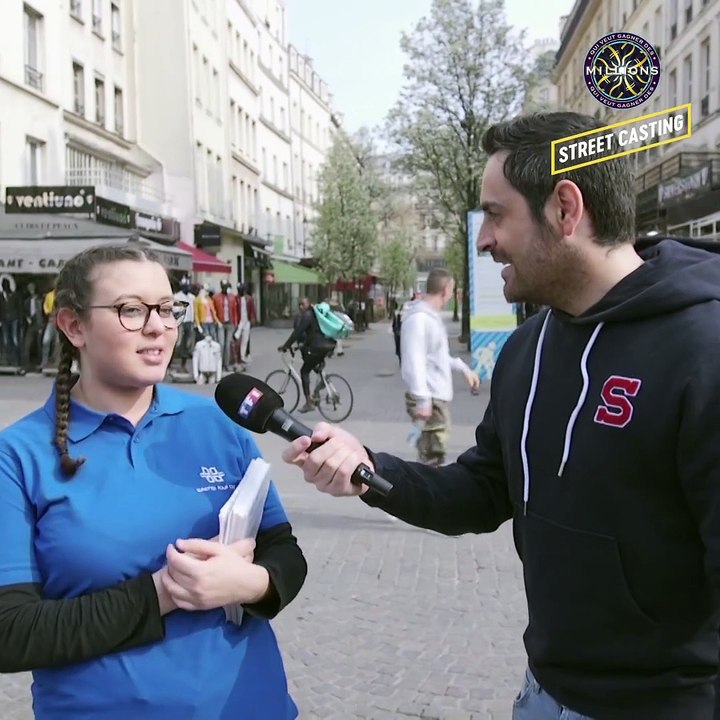 Le street Casting de Camille Combal pour recruter les futurs candidats de Qui veut gagner des millions ?