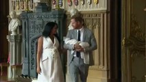 Royaume-Uni : le prince Harry et son épouse Meghan présentent le 