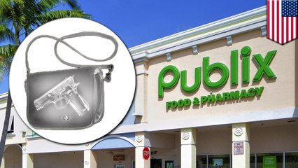 Man shot when wife's purse drops on floor in supermarket