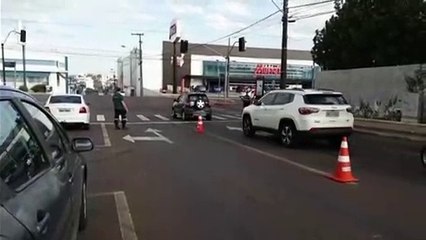 Maio Amarelo: ação é realizada na Rua Cuiabá