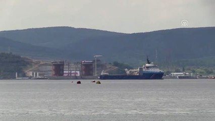 Simgelerin Köprüsü"Nde Kule Kesonları Batırılıyor - Çanakkale