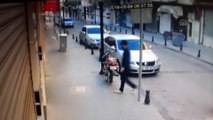 Motosiklet hırsızlığı güvenlik kamerasında - GAZİANTEP