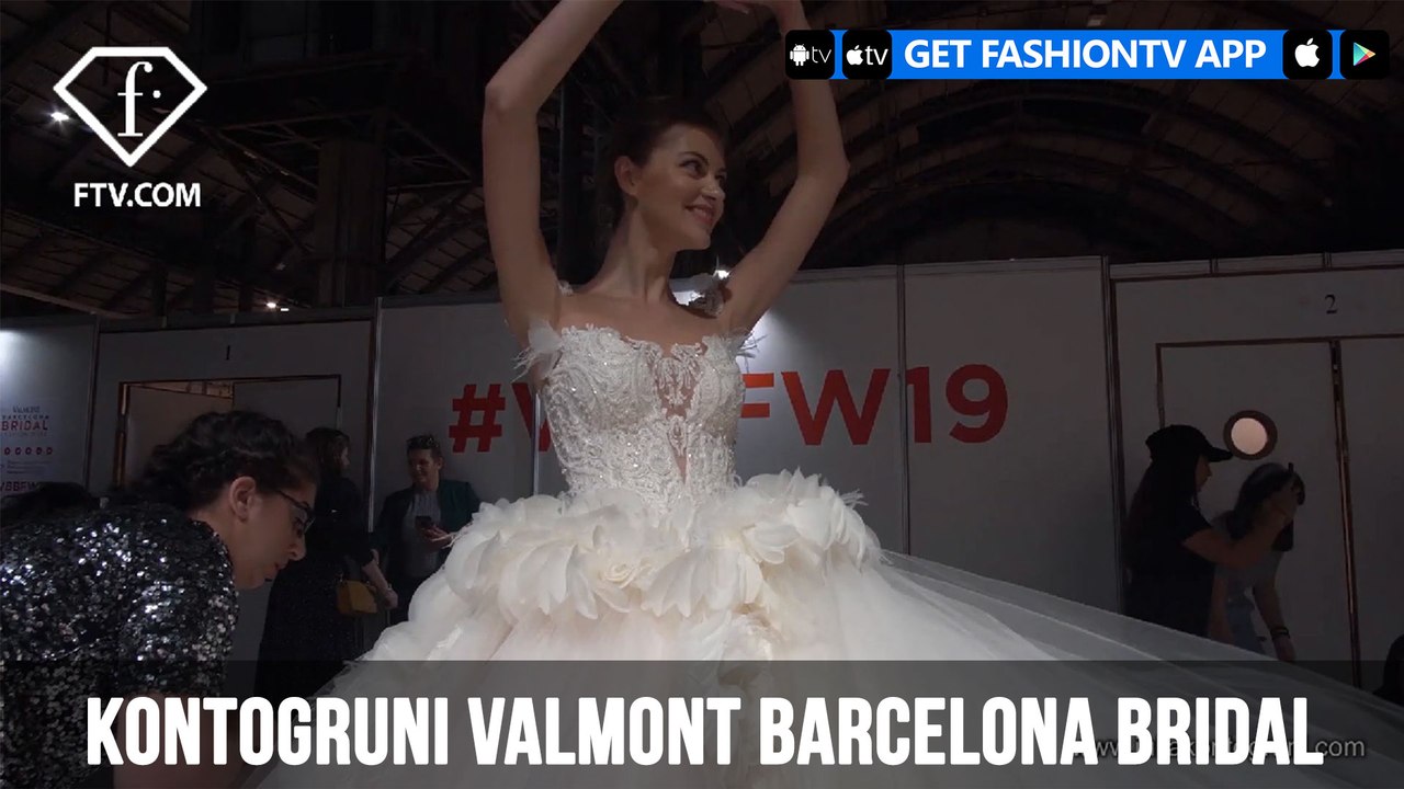Kontogruni Valmont Barcelona Bridal Week 2019 | FashionTV | FTV