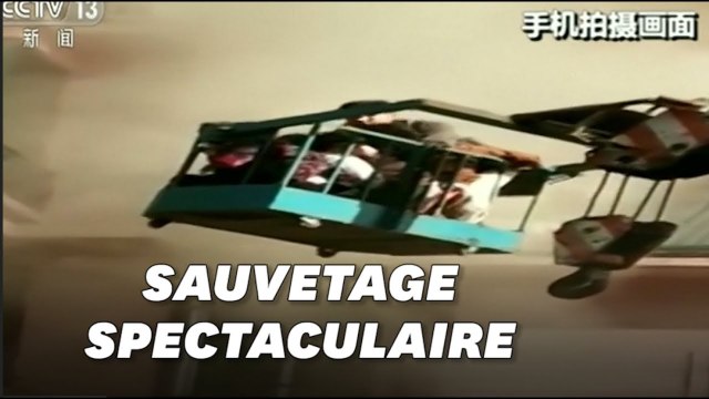 En Chine, un ado sauve 14 personnes d'un incendie grâce à une grue de chantier