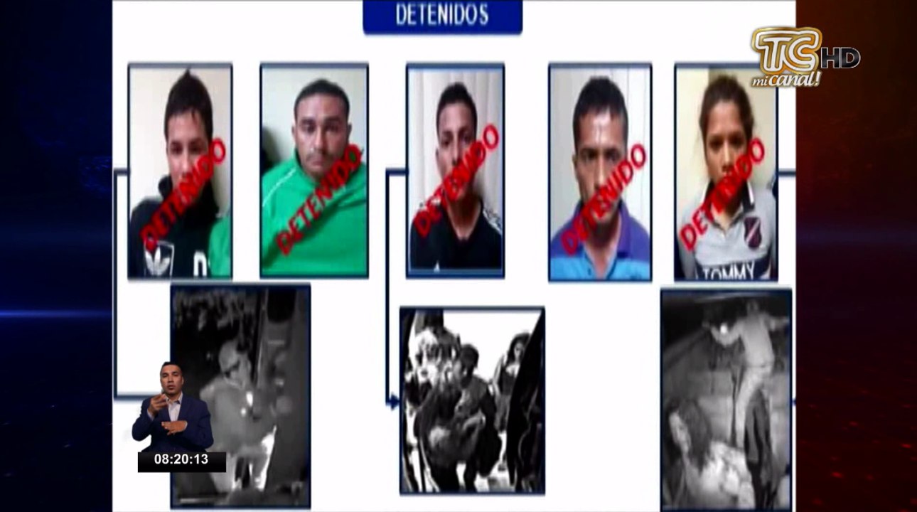 Ocho detenidos por robo en las vías tras realiz...
