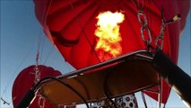 Balloon over Atacama desert in Chile