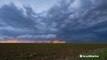 Mesmerizing timelapse shows stormy sunset in Texas