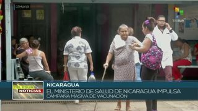 Gobierno de Nicaragua impulsa campaña masiva de vacunación