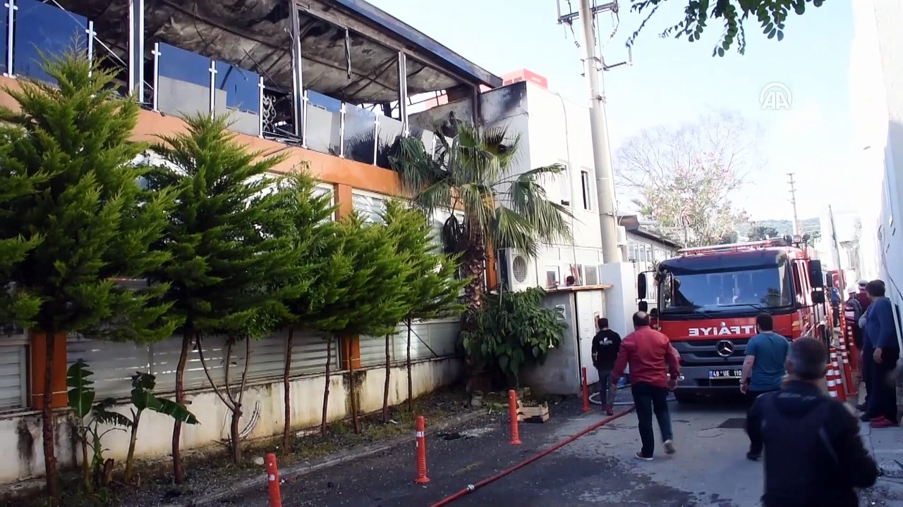 Bodrum'da restoranda yangın - MUĞLA