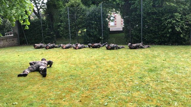 Démonstration d’intervention par le 1er régiment de chasseurs de Verdun