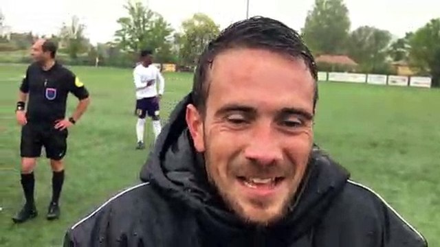 Coupe LAuRA Foot (1/4 de finale) – Pierre-Adrien THIZY réagit après l’élimination de HAUTS-LYONNAIS au FC VAL LYONNAIS