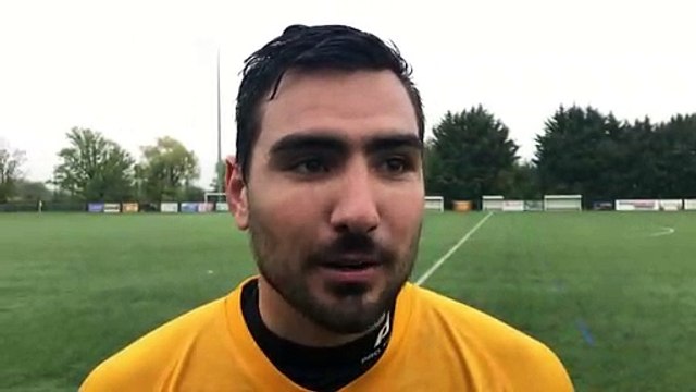 Coupe LAuRA Foot (1/4 de finale) – Kévin CLAVEL MOROIT réagit après la qualification du FC VAL LYONNAIS contre HAUTS-LYONNAIS