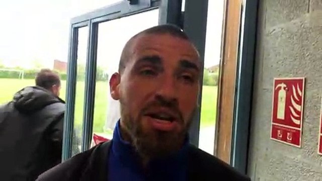 Coupe LAuRA Foot (1/4 de finale) – Thomas BAZIN réagit après l’élimination de HAUTS-LYONNAIS au FC VAL LYONNAIS