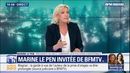 Marine Le Pen: "Il ne peut pas y avoir de belle idée européenne sans qu'elle ne s'appuie sur les nations"