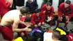 Coupe LAuRA Foot (1/4 de finale) – La joie du vestiaire du FC VAL LYONNAIS après la qualification contre HAUTS-LYONNAIS