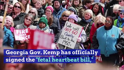 Georgia Passes Law That Bans Abortions After Six Weeks