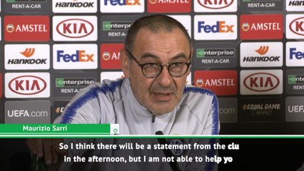 Télécharger la video: Sarri and Loftus-Cheek respond to Chelsea's transfer ban