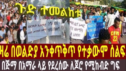 Ethiopiaበወልድያ አንቀጥቅጥ የተቃውሞ ሰልፍ በጅማ አማራ ላይ የደረሰው ለጆሮ የሚከብድ ግፍ