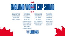 England announce Women's World Cup squad
