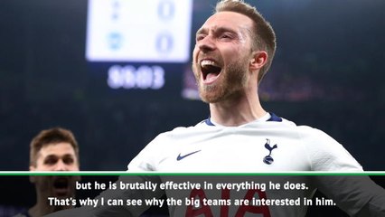 Eriksen good enough for Barcelona or Real Madrid - Poulsen