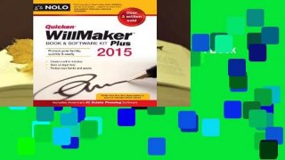 Quicken Willmaker Plus 2015 Edition: Book & Software Kit Complete