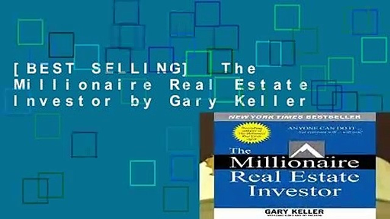 [BEST SELLING]  The Millionaire Real Estate Investor by Gary Keller