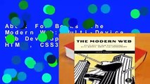 About For Books  The Modern Web: Multi-Device Web Development with HTML5, CSS3, and JavaScript