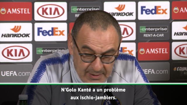 Demies - Sarri : Nous allons essayer de récupérer Kanté en cas de finale