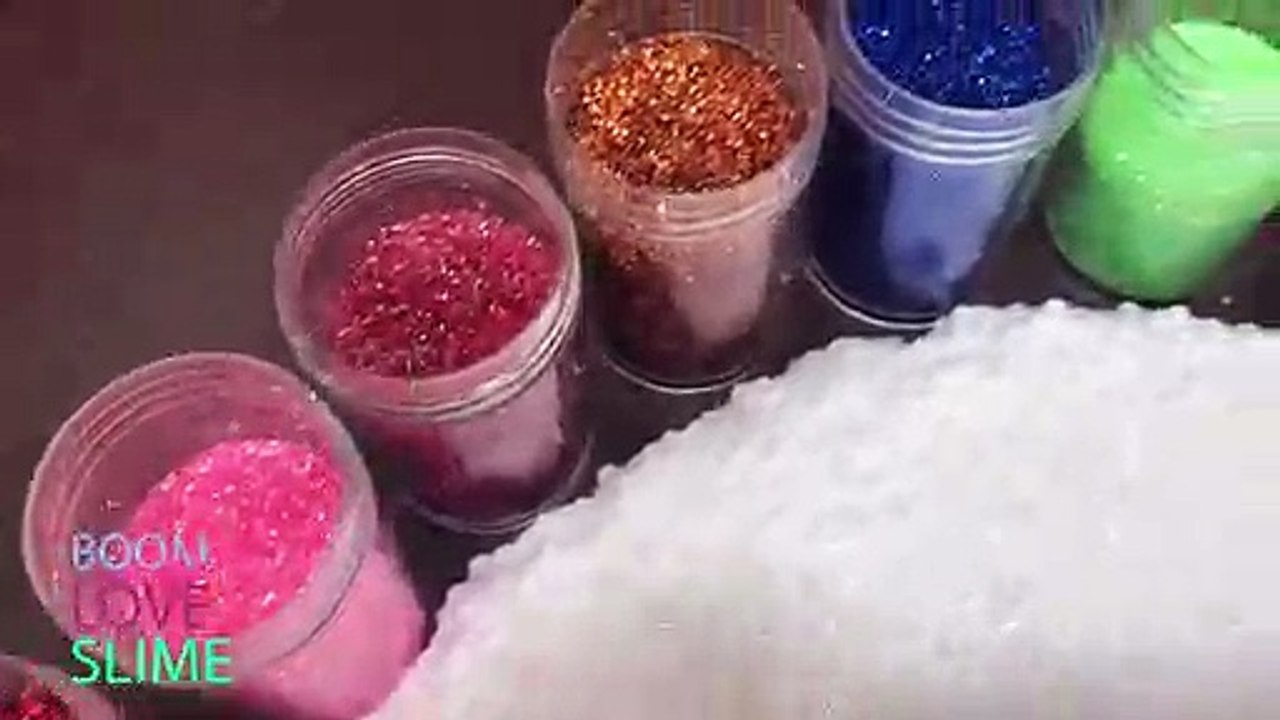 Glitter Slime Making _ Most Satisfying Slime Video(480P)