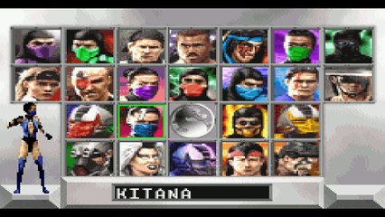 Playing Mortal Kombat Advance for GBA