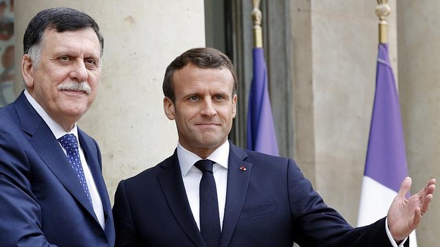 Макрон поддержал Сарраджа и призвал к прекращению огня в Ливии