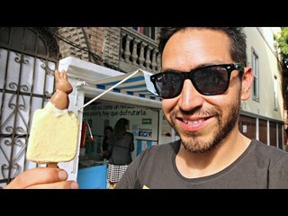 Paleta de Limón con Panditas o de Rompope con un conejo de chocolate