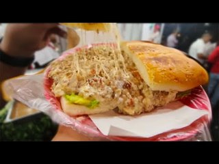 INCREÍBLE VOLCAN Y TORTA DE BISTEC CON QUESO