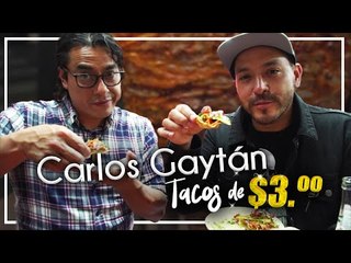 Lleve a Chef reconocido a comer TACOS DE 3 PESOS!