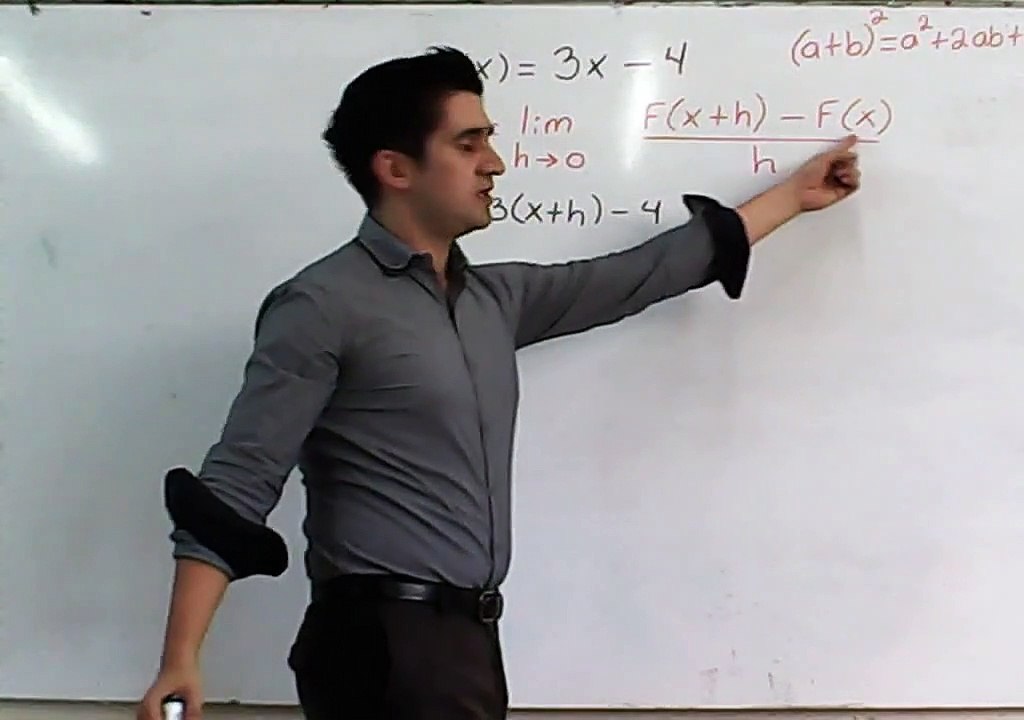 Derivada por definicion Ejercicio 01