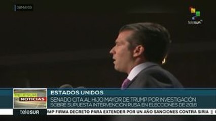 EE.UU.: Senado cita a declarar al hijo mayor de Donald Trump