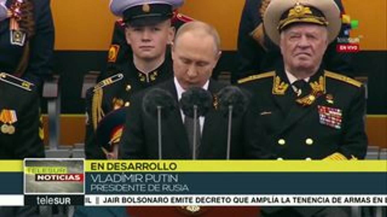 Putin insta a crear sistema mundial contra amenazas extremistas