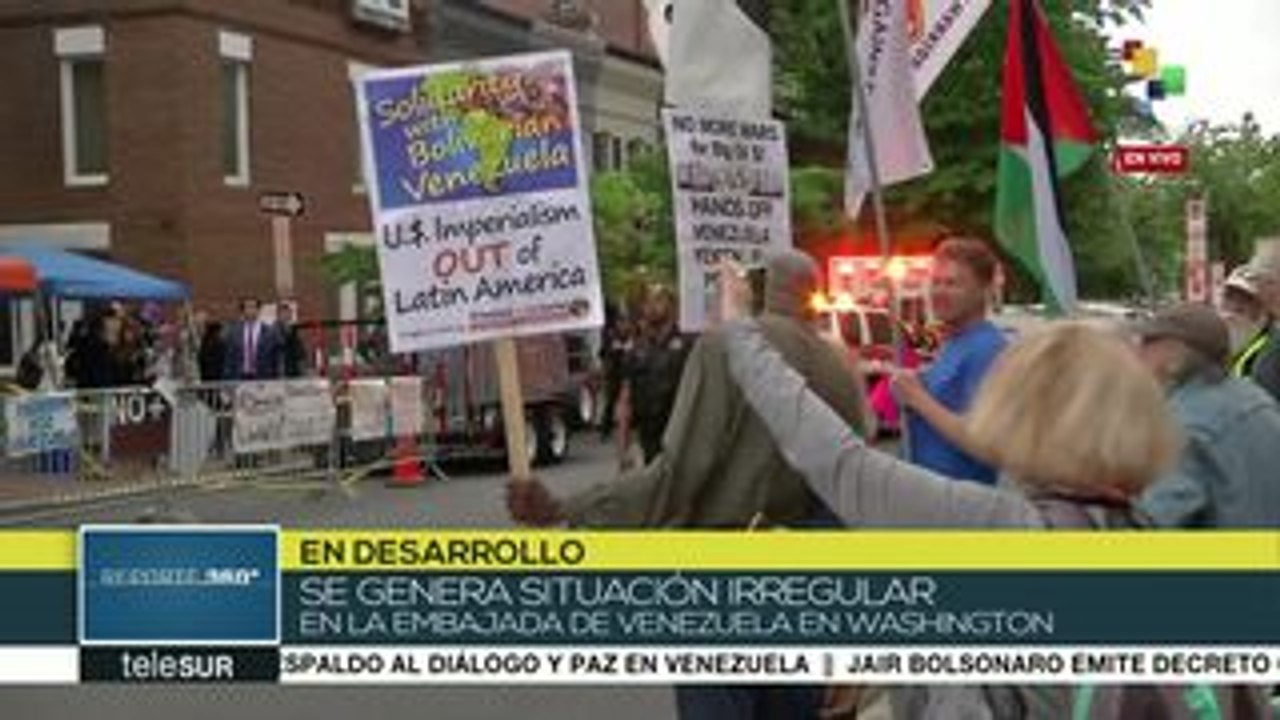 EEUU: situación irregular se registra en la embajada de Venezuela