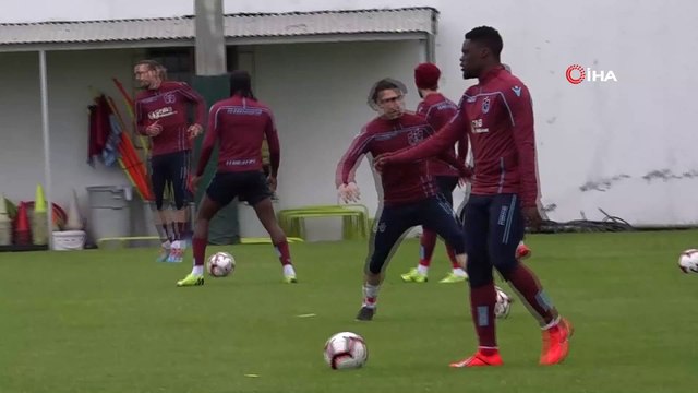 Trabzonspor, Atiker Konyaspor maçı hazırlıklarını sürdürdü