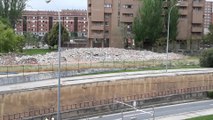 Derribo túnel Duques de Nájera en Logroño
