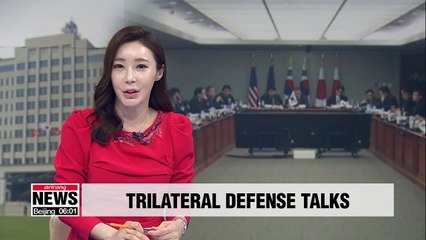 Defense officials from S. Korea, U.S., Japan gather for security talks