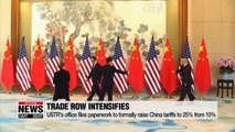 China threatens retaliation as U.S. files to raise tariffs