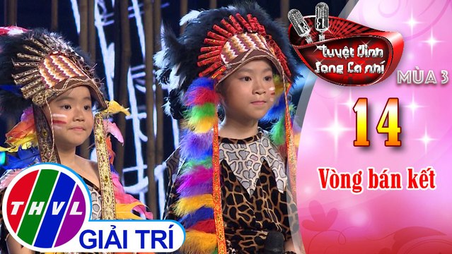 THVL | Tuyệt đỉnh song ca nhí Mùa 3 - Tập 14[1]: Vũ điệu hoang dã, Rock Sài Gòn - Minh Hằng, Ngọc Nhi